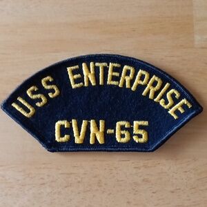USS Enterprise CVN-65 Embroidered Patch